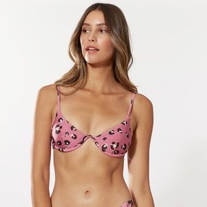 RED CARTER IVY SWIM TOP - NWT